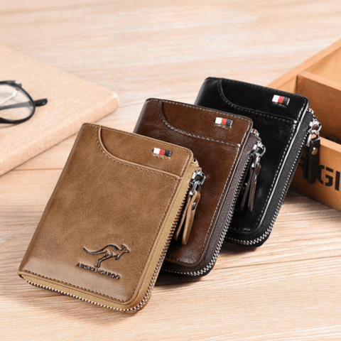 Anti-Theft Leather Wallet