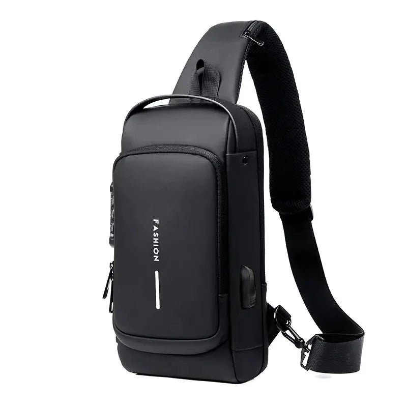 Anti-Theft Sling Bag with Data Theft and Pickpocket Protection