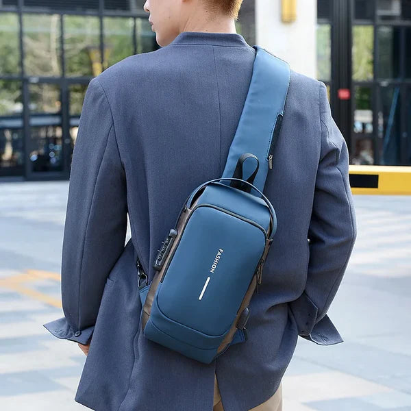 Anti-Theft Sling Bag with Data Theft and Pickpocket Protection