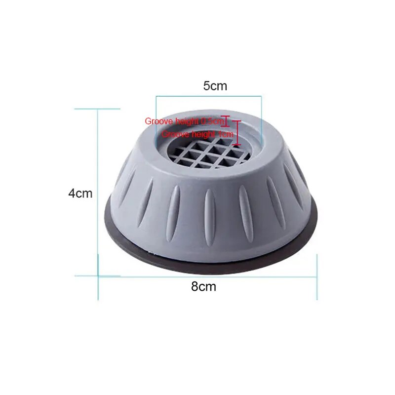 Anti-Vibration Washing Machine Support Pads