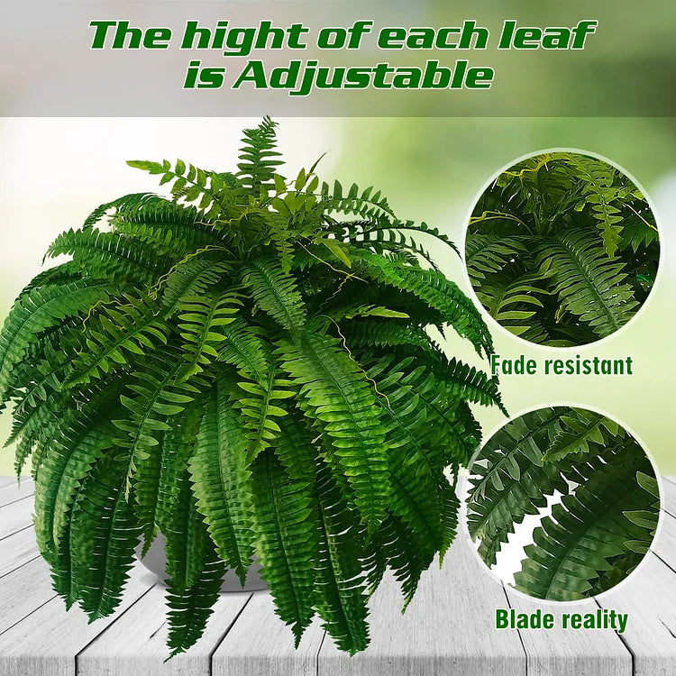 Artificial Boston Fern for Indoor and Outdoor Use