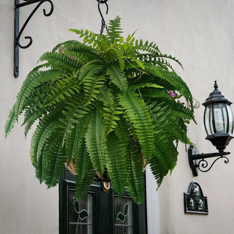 Artificial Boston Fern for Indoor and Outdoor Use