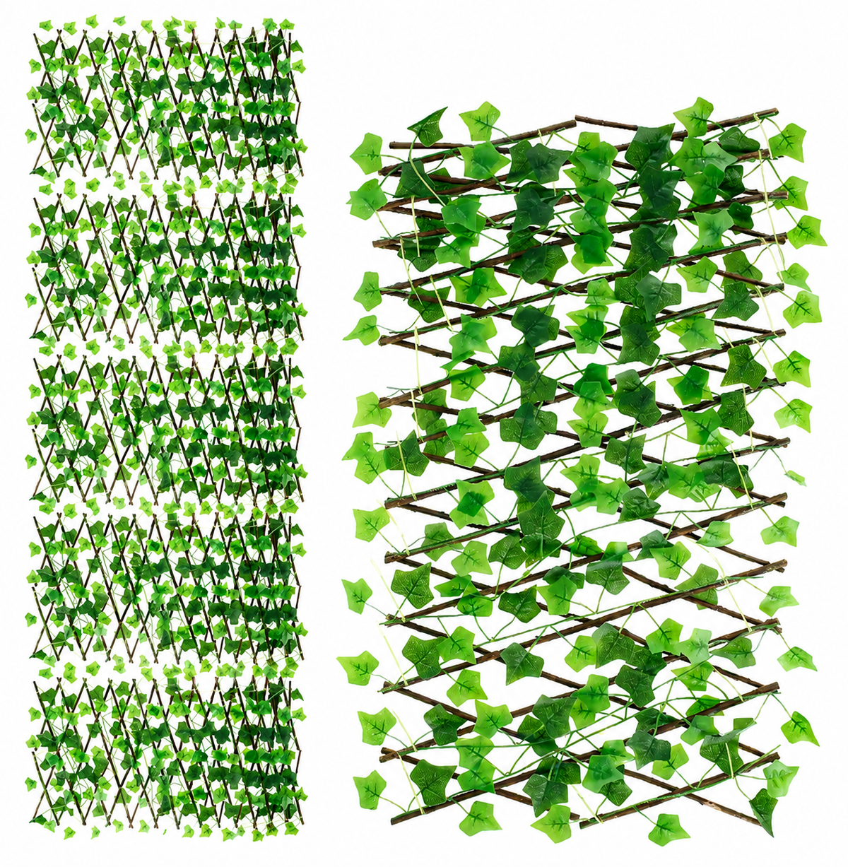 Artificial Ivy Privacy Hedge in Green for Immediate Privacy