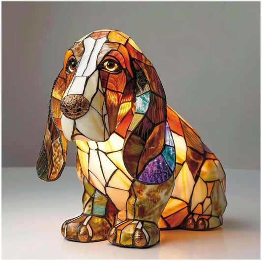 Artistic Dog Breed LED Night Light for Home Decor