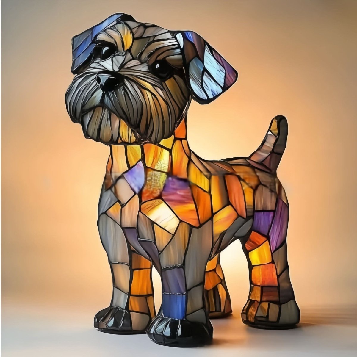 Artistic Dog Breed LED Night Light for Home Decor