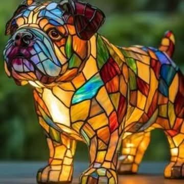 Artistic Dog Breed LED Night Light for Home Decor