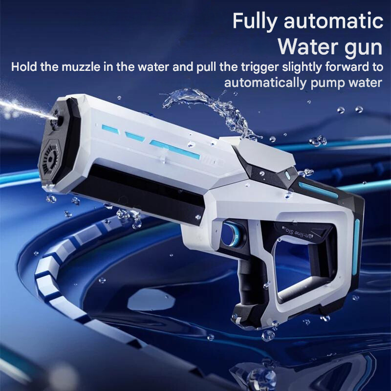 Automatic Water Gun with 1L Tank & 10m Range