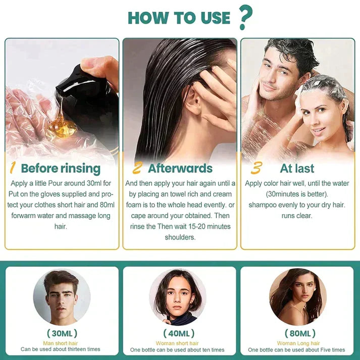 Ayurvedic Hair Color Shampoo