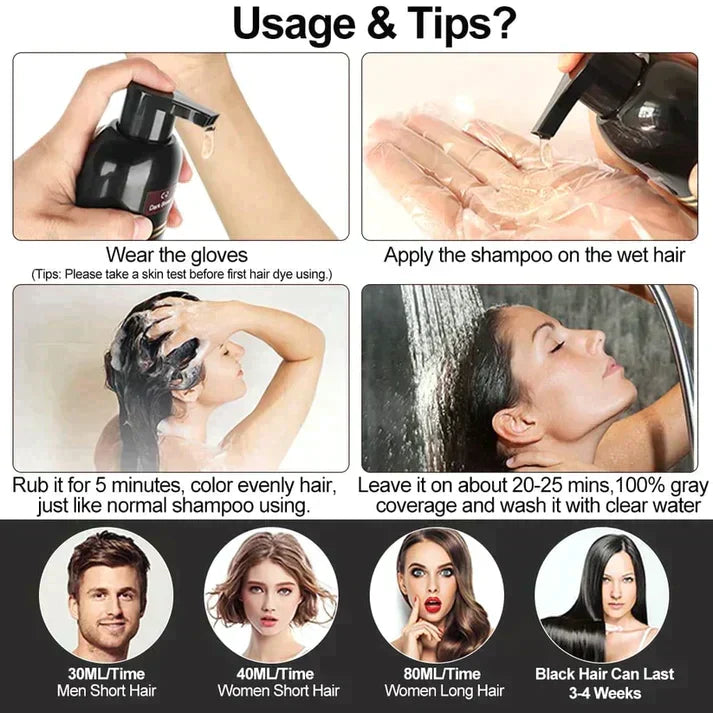 Ayurvedic Hair Color Shampoo