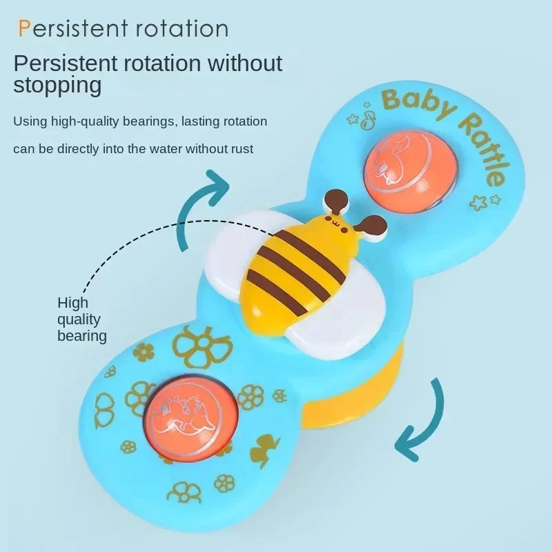 Baby Sensory Suction Cup Spinner Toys (3-Piece Set)