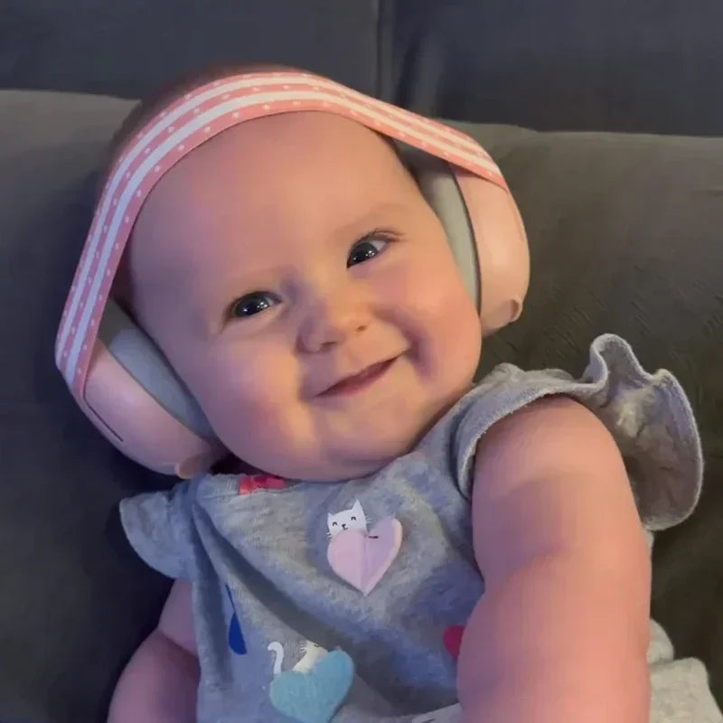 Baby & Toddler Noise-Canceling Earmuffs - Soft & Adjustable