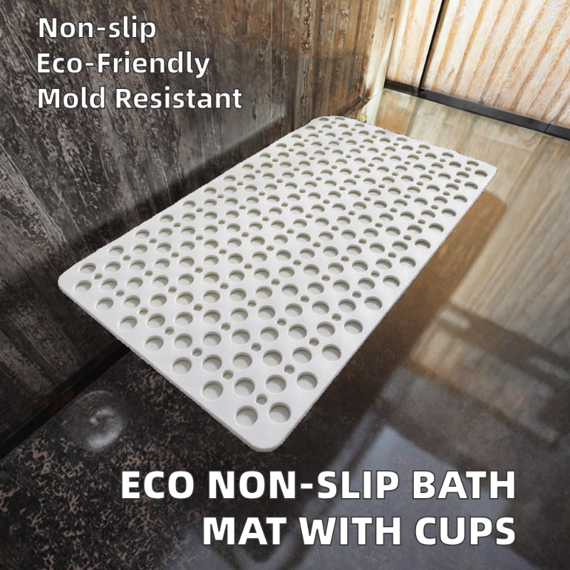 Bath Mat - Anti-Slip Fast Draining Soft Comfortable Bathroom Floor Mat