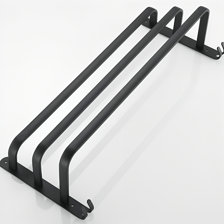Bathroom Storage Shelf - Wall-Mounted Towel Holder