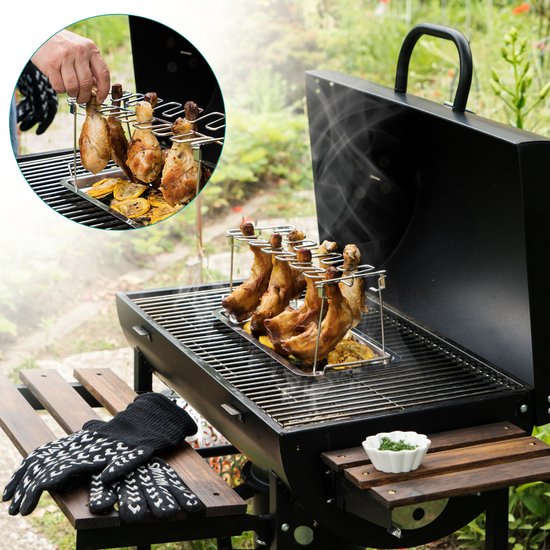 BBQ Chicken Leg Rack