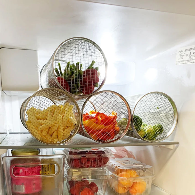 BBQ Grill Basket | 360° Rotating | Even Heat | Stainless Steel Design