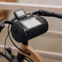Bike Bag with Touchscreen Compatibility and Universal Hook-and-Loop System
