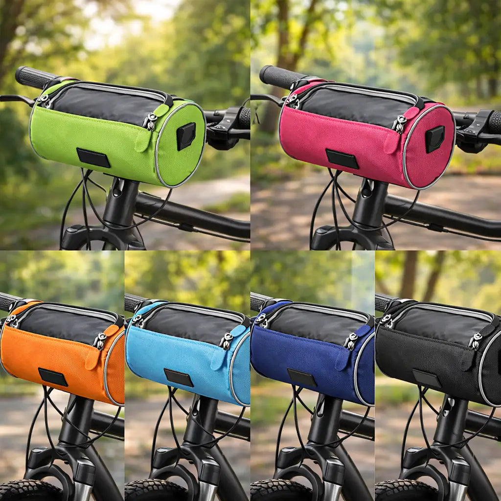 Bike Bag with Touchscreen Compatibility and Universal Hook-and-Loop System