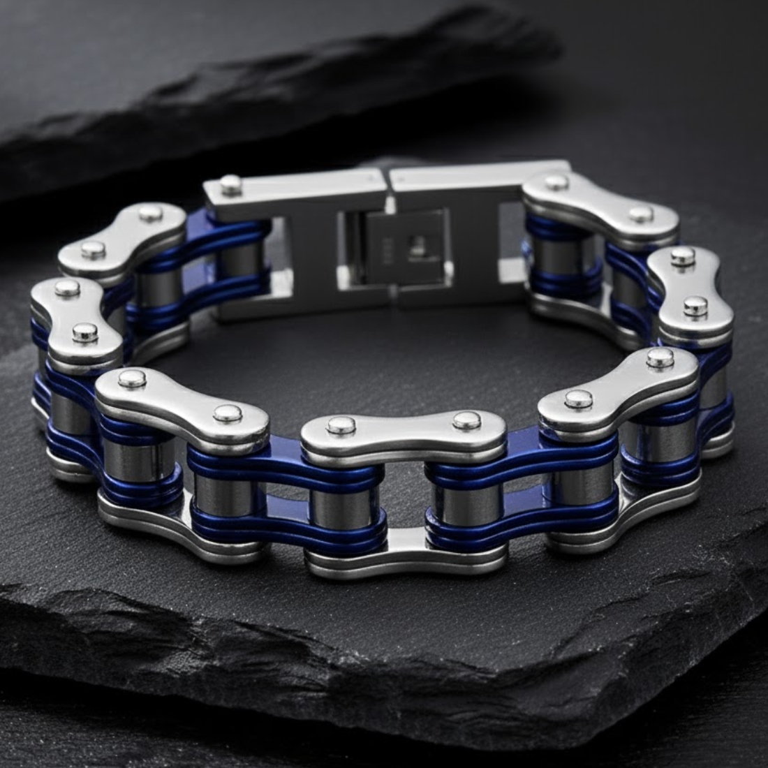 Biker Chain Bracelet - Forged Steel Series