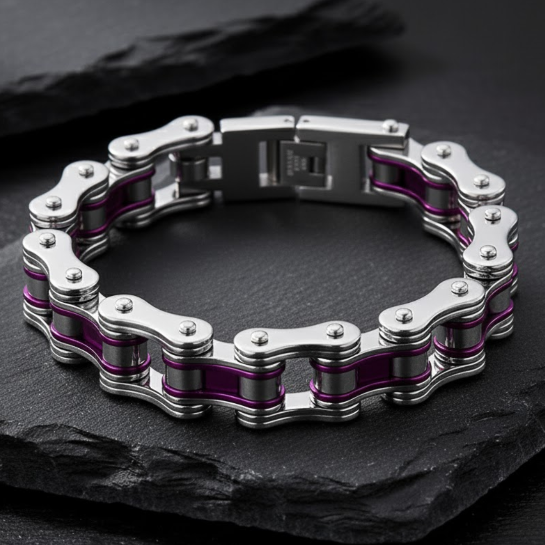 Biker Chain Bracelet - Forged Steel Series