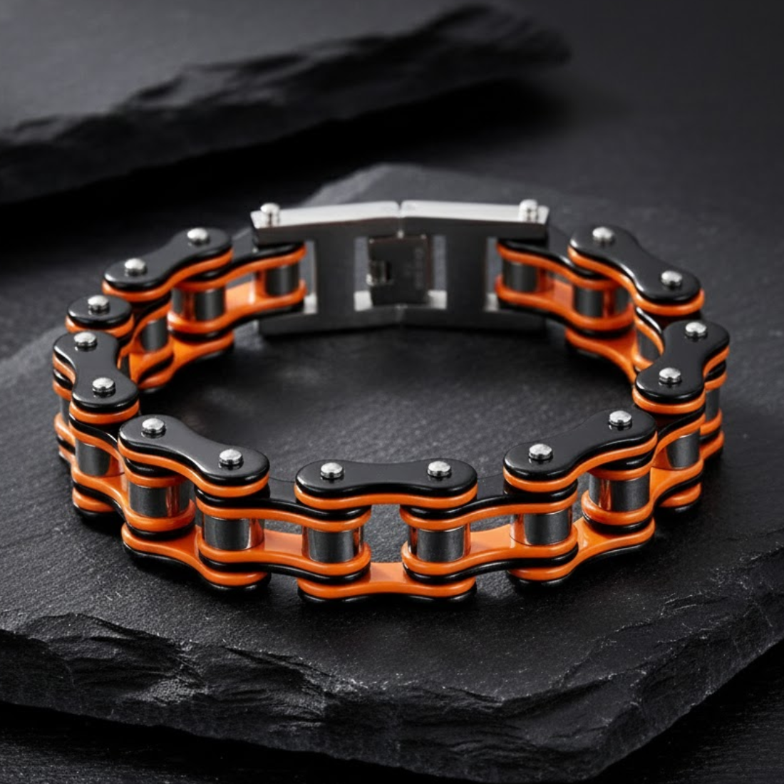 Biker Chain Bracelet - Forged Steel Series
