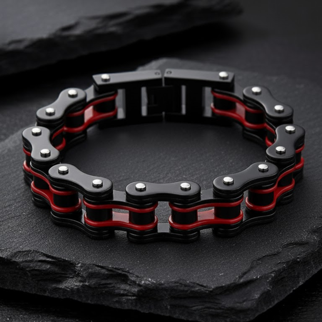 Biker Chain Bracelet - Forged Steel Series