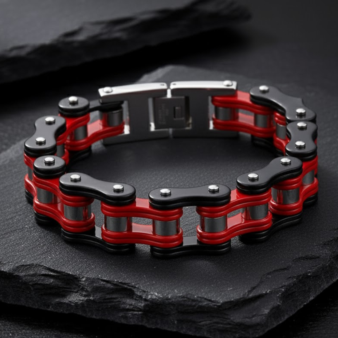 Biker Chain Bracelet - Forged Steel Series