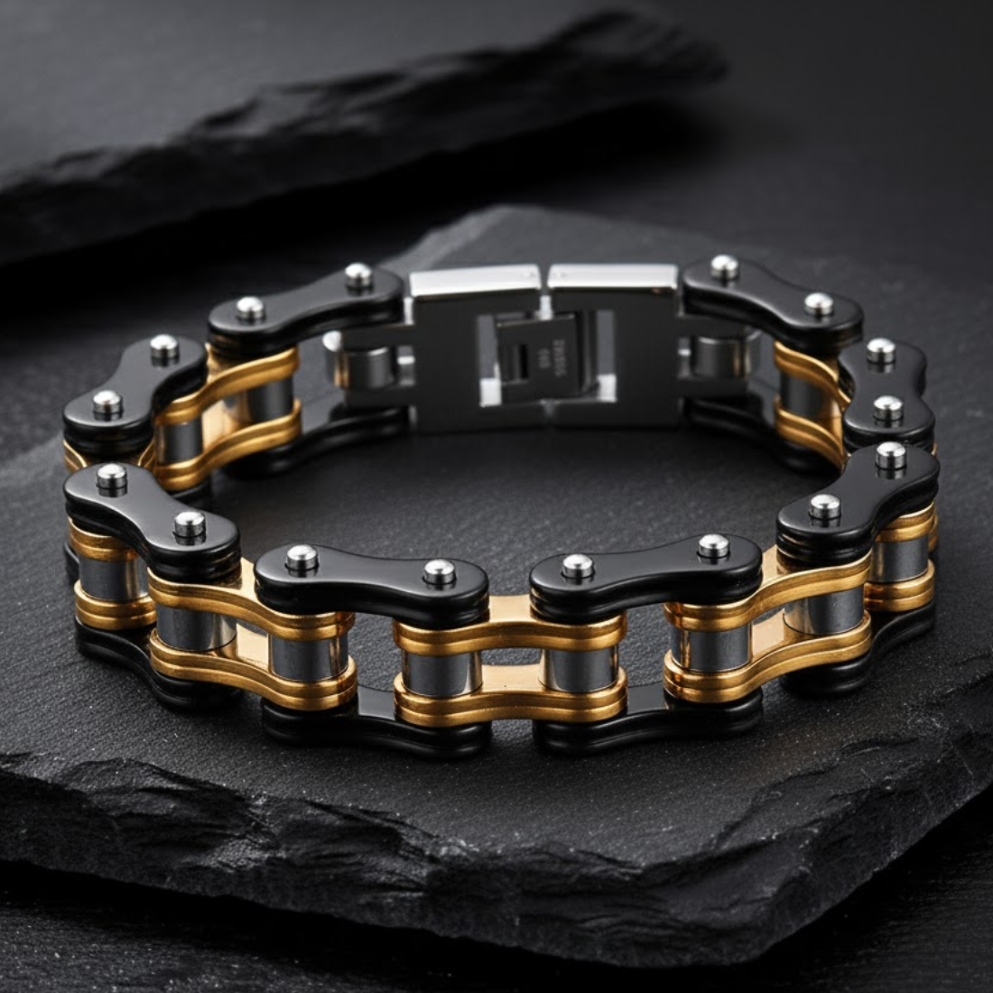 Biker Chain Bracelet - Forged Steel Series