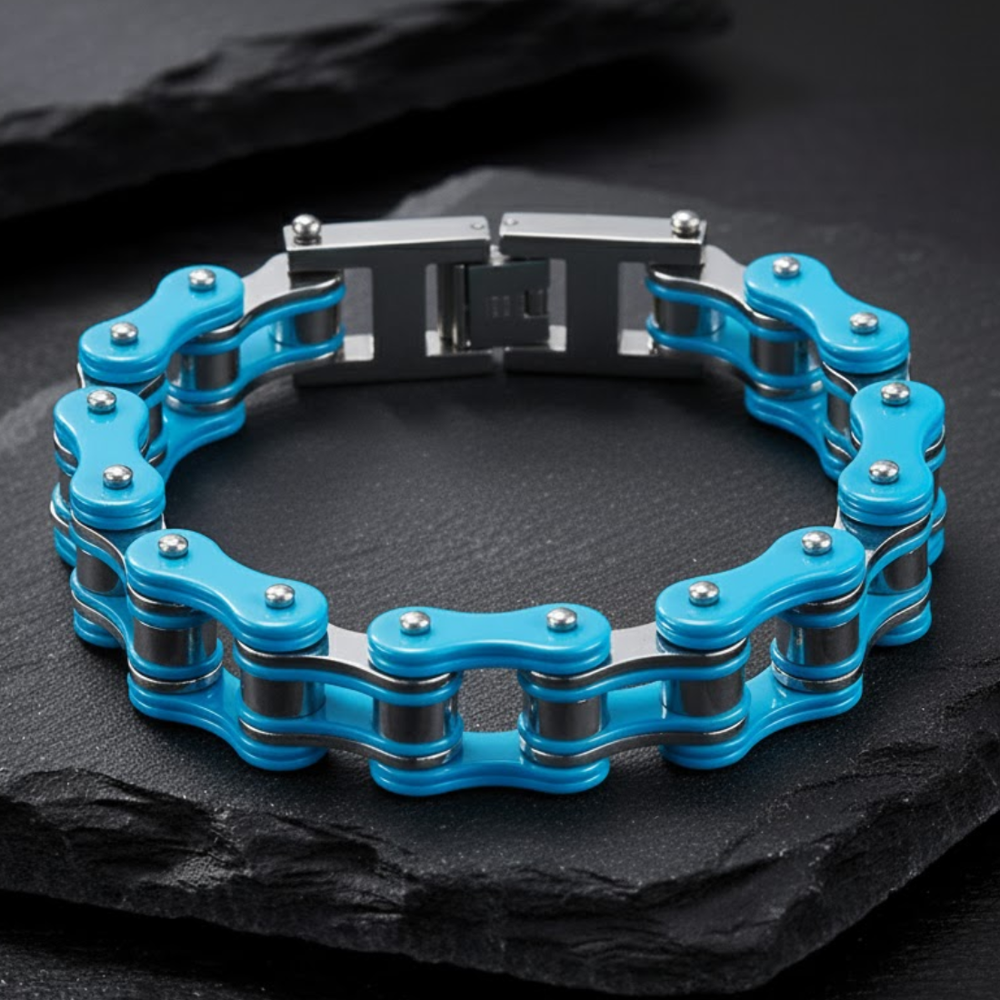 Biker Chain Bracelet - Forged Steel Series