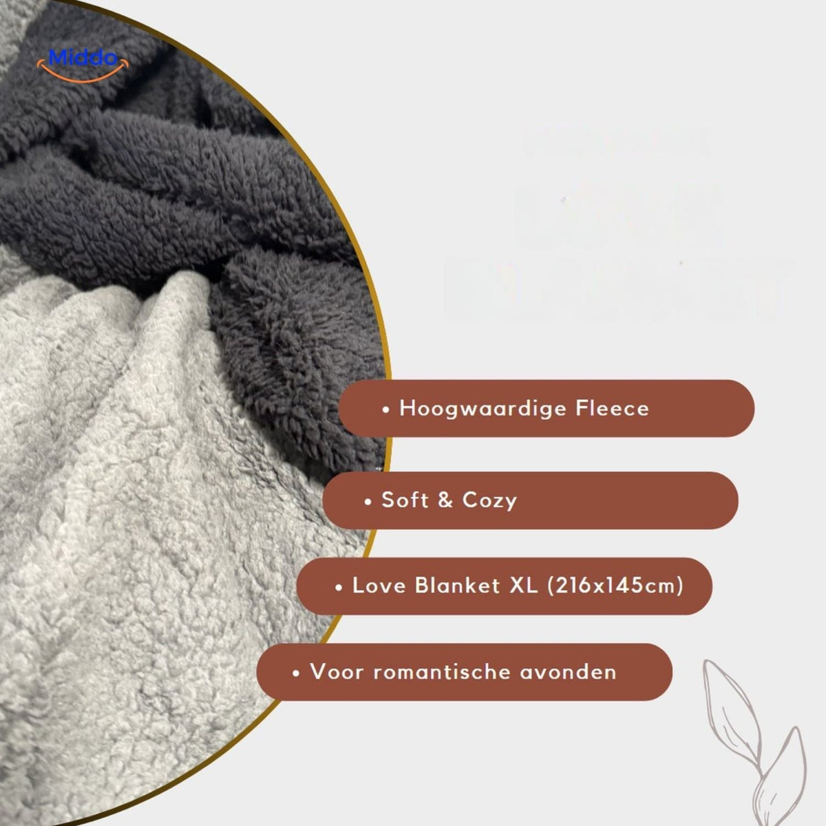 Blanket | Waterproof, Soft Cotton Corduroy, Discreet Protection