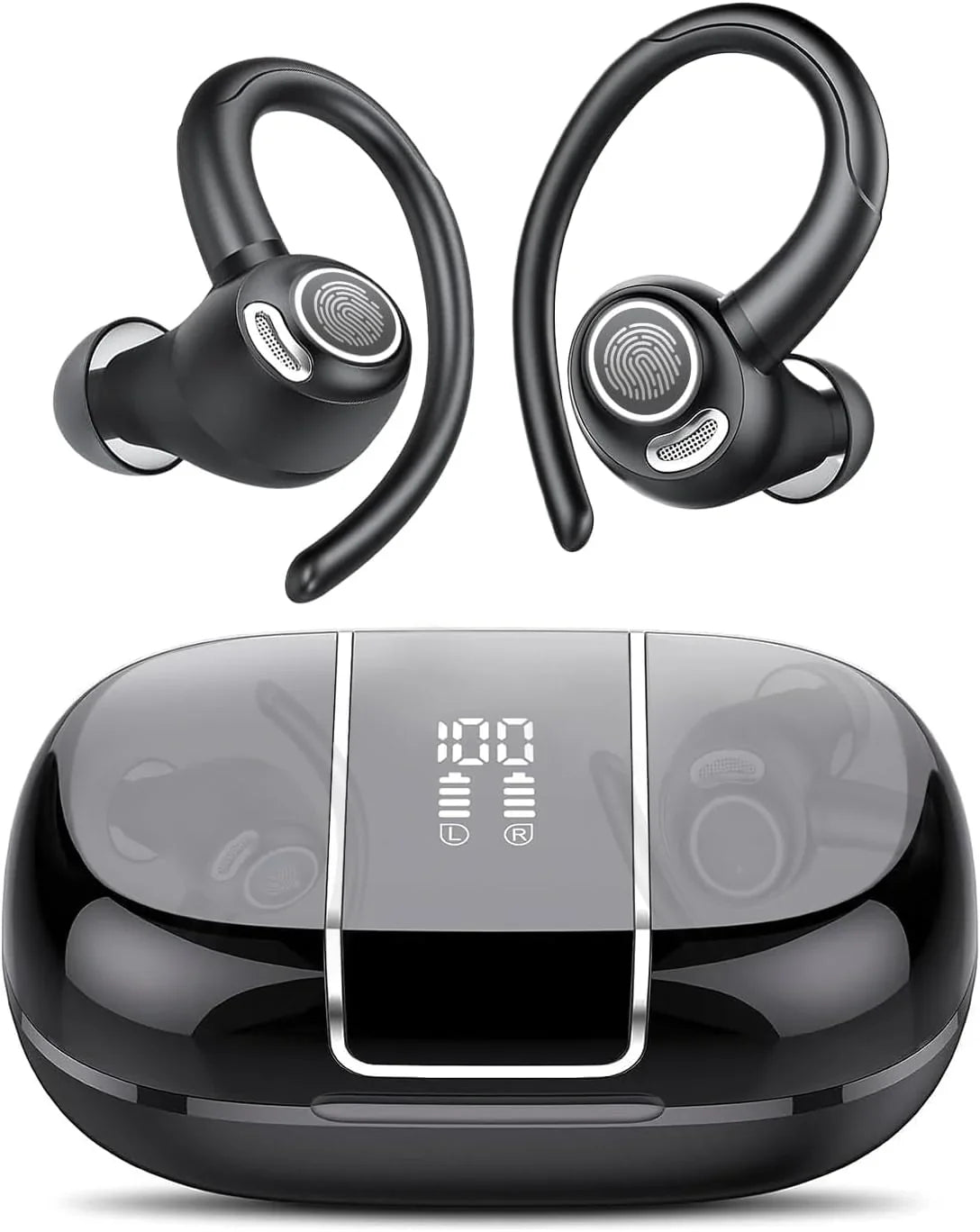 Bluetooth Earbuds - Wireless Sports Earphones with Noise Cancelling