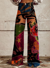 Bohemian Denim Trousers for a Colorful and Creative Flair
