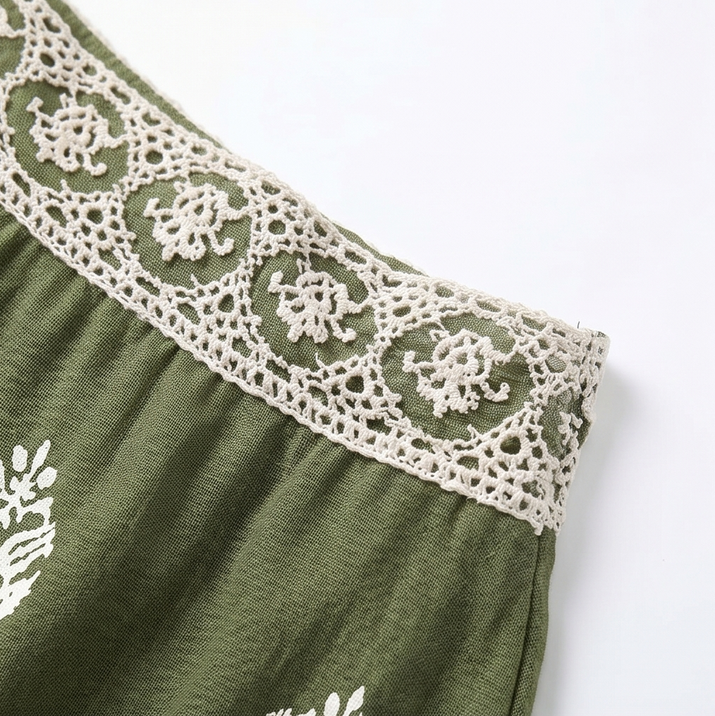Bohemian Off-Shoulder Matching Set