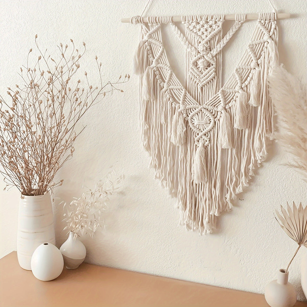 Boho Macrame Wall Hanging | Handwoven Tapestry