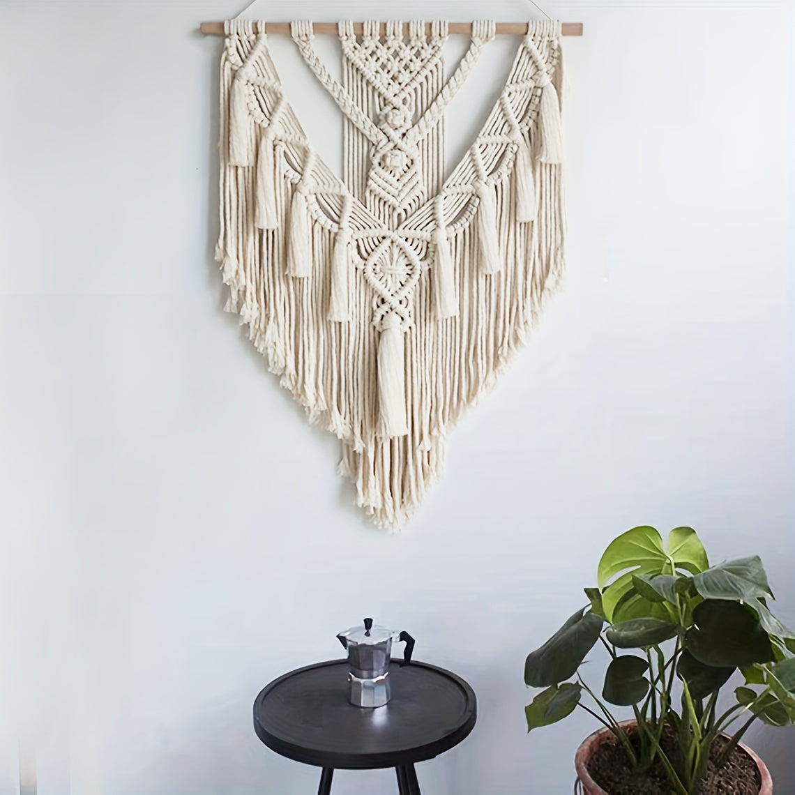 Boho Macrame Wall Hanging | Handwoven Tapestry