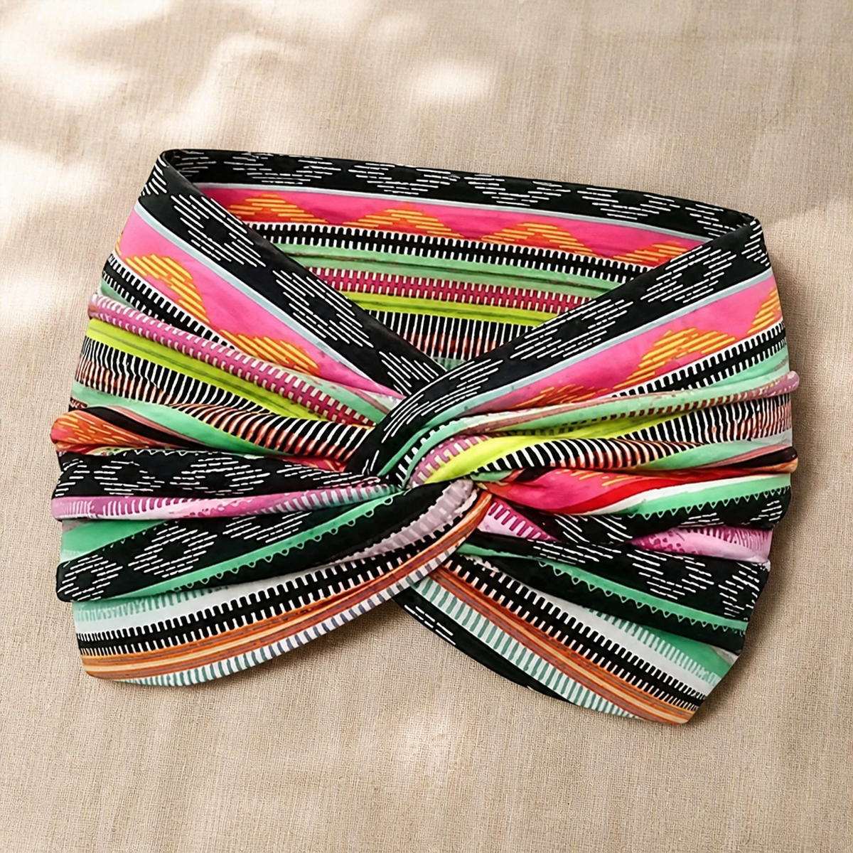 Boho Print Wide Headband