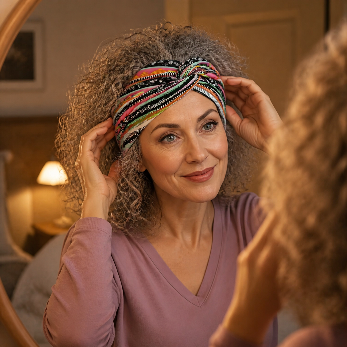 Boho Print Wide Headband