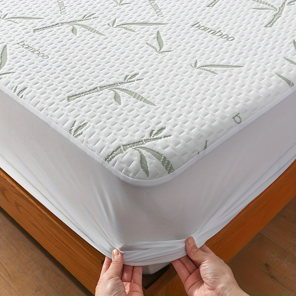 Breathable and Cooling Bamboo Mattress Protector for Better Sleep Comfort