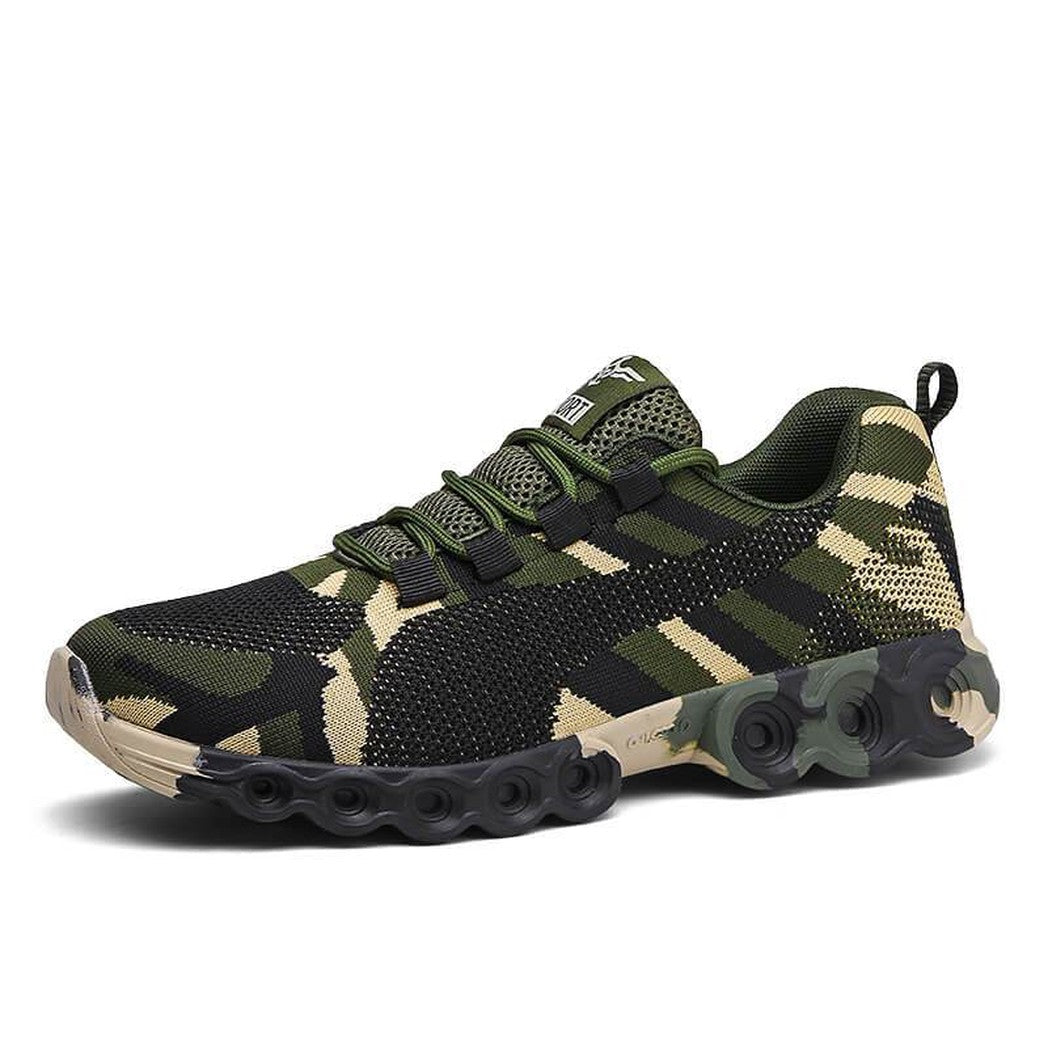 Breathable Camouflage Print Sneakers