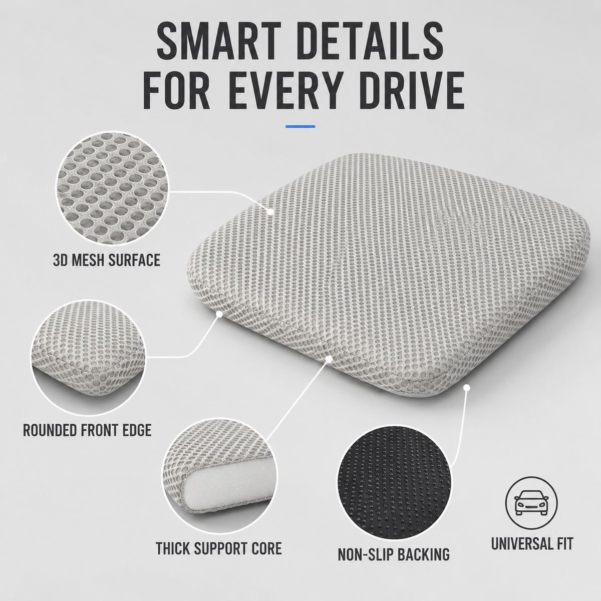 Breathable Honeycomb Seat Cushion