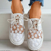 Breathable Orthopedic Shoes with Autumn Pattern