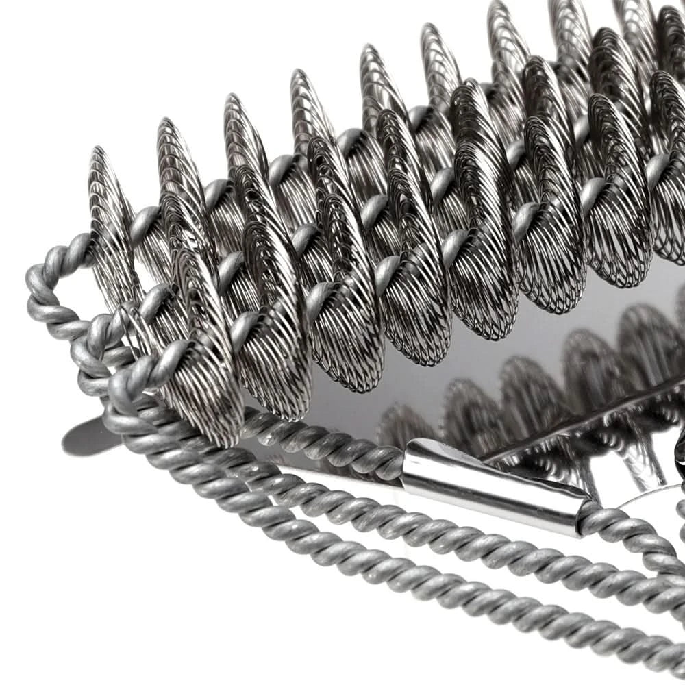Bristle-Free Stainless Steel BBQ Brush