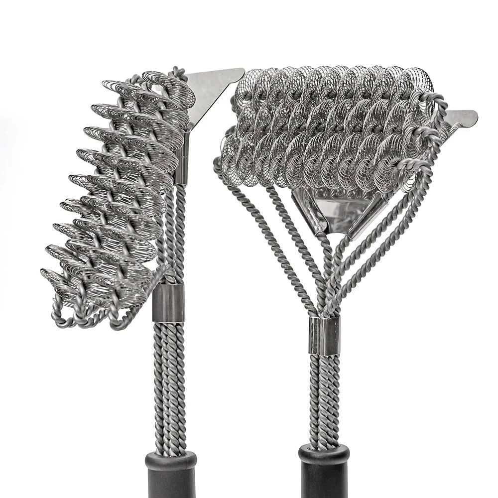Bristle-Free Stainless Steel BBQ Brush