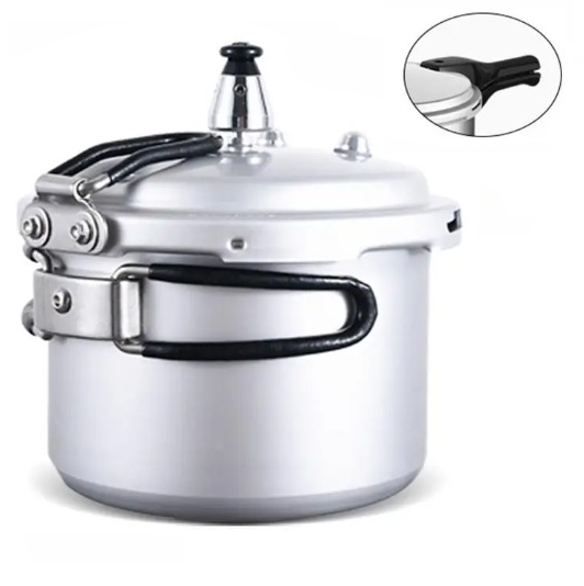 Camping Pressure Cooker - Portable Aluminum Alloy Outdoor Cookware