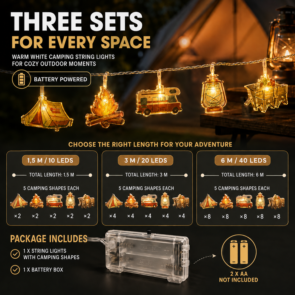Camping String Lights