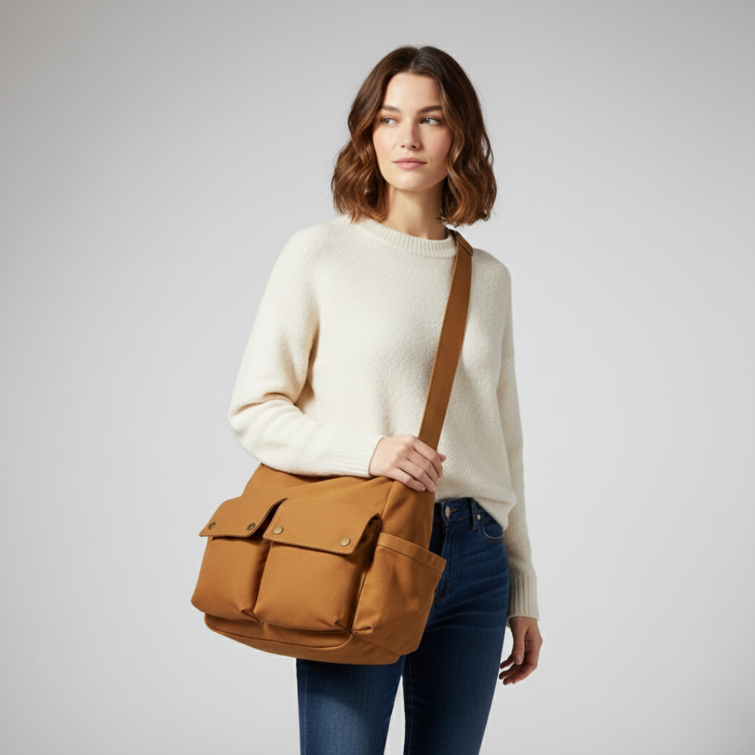 Canvas Shoulder Satchel Bag