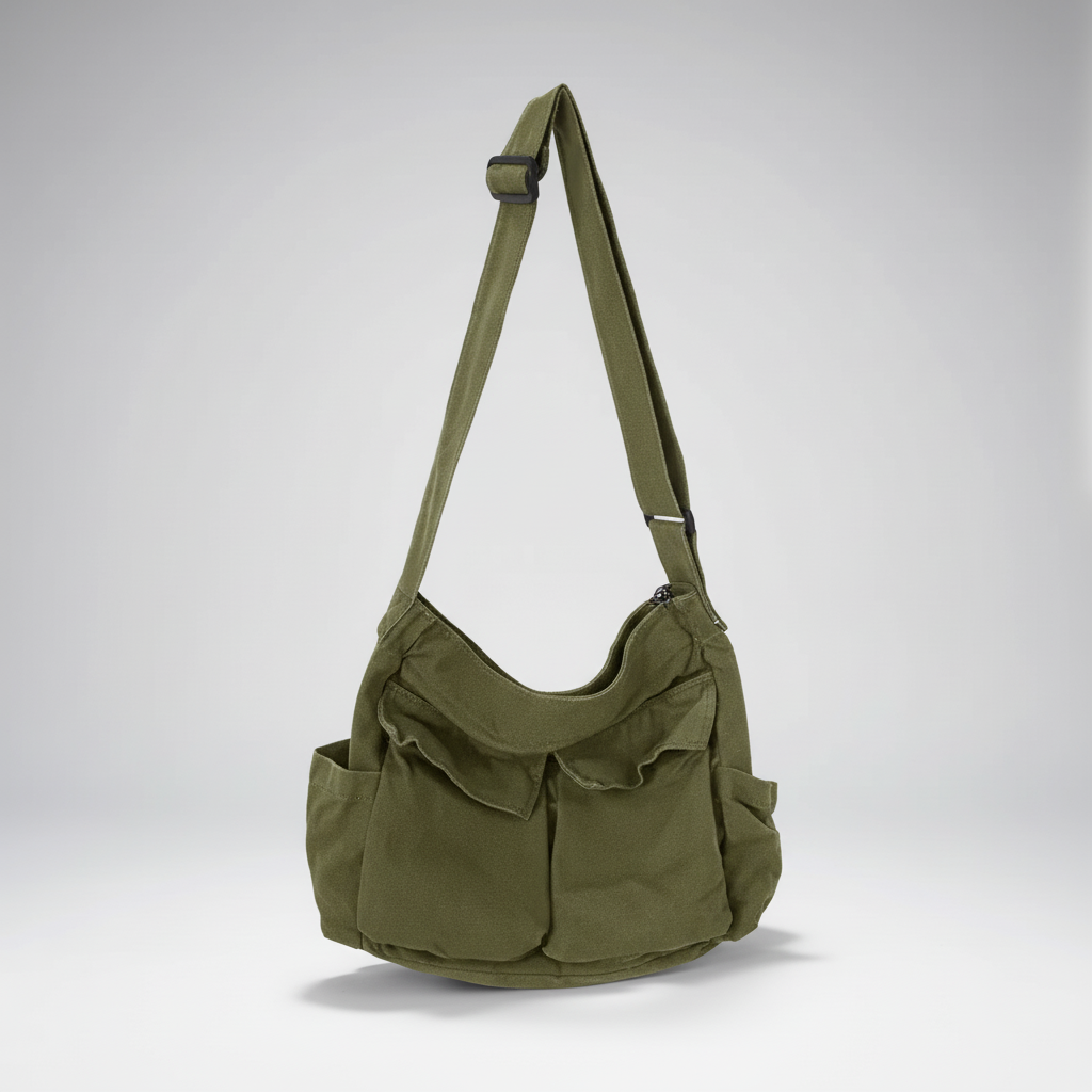 Canvas Shoulder Satchel Bag