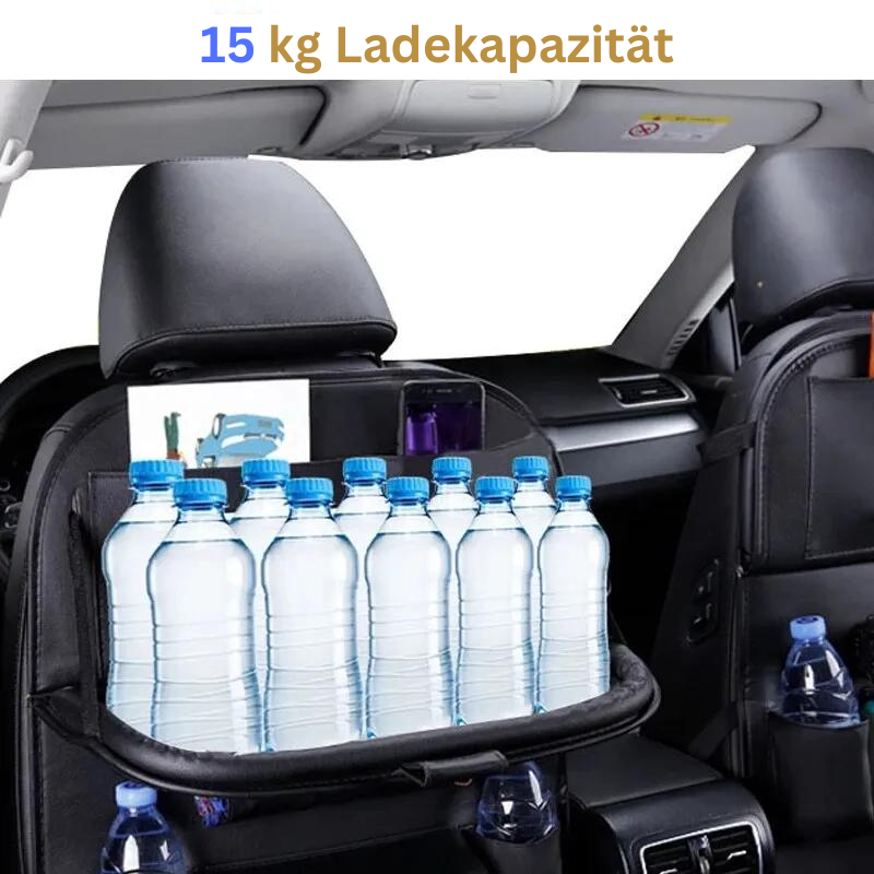 Car Backseat Organizer with Foldable Tray Table