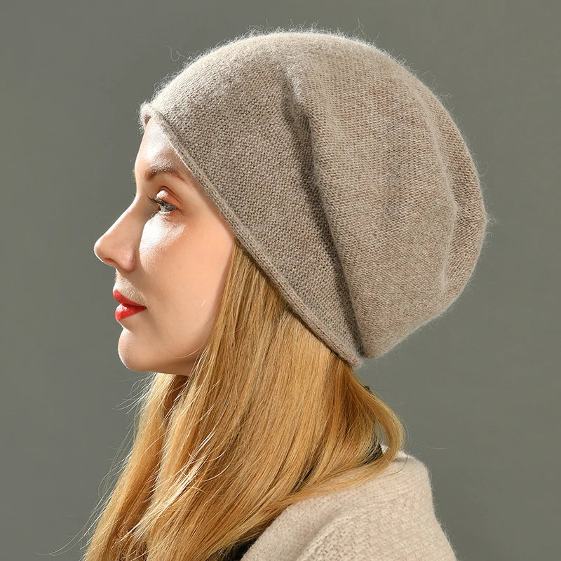 Cashmere and Wool Beanie