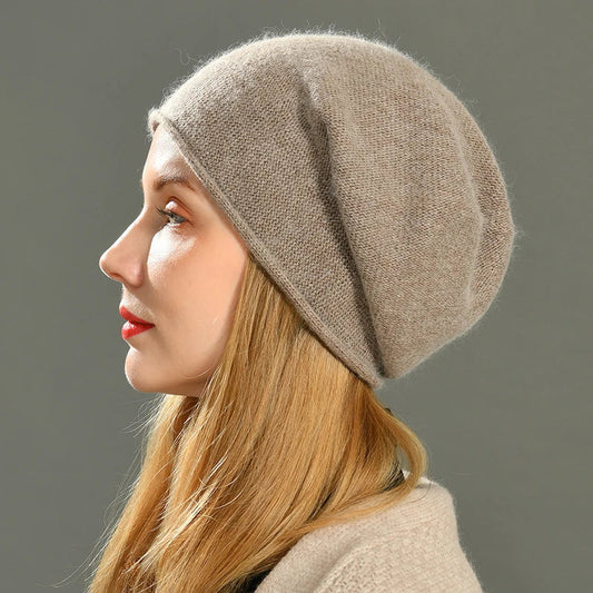 Cashmere and Wool Beanie