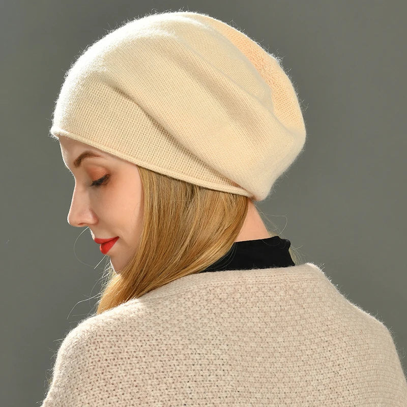 Cashmere and Wool Beanie